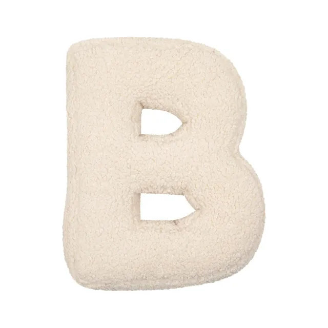 26 laine d'agneau lettre jouet pour enfants chambre canapé décoration oreiller enfant en bas âge sommeil apaisant oreiller coussin oreiller fond ensemble 3