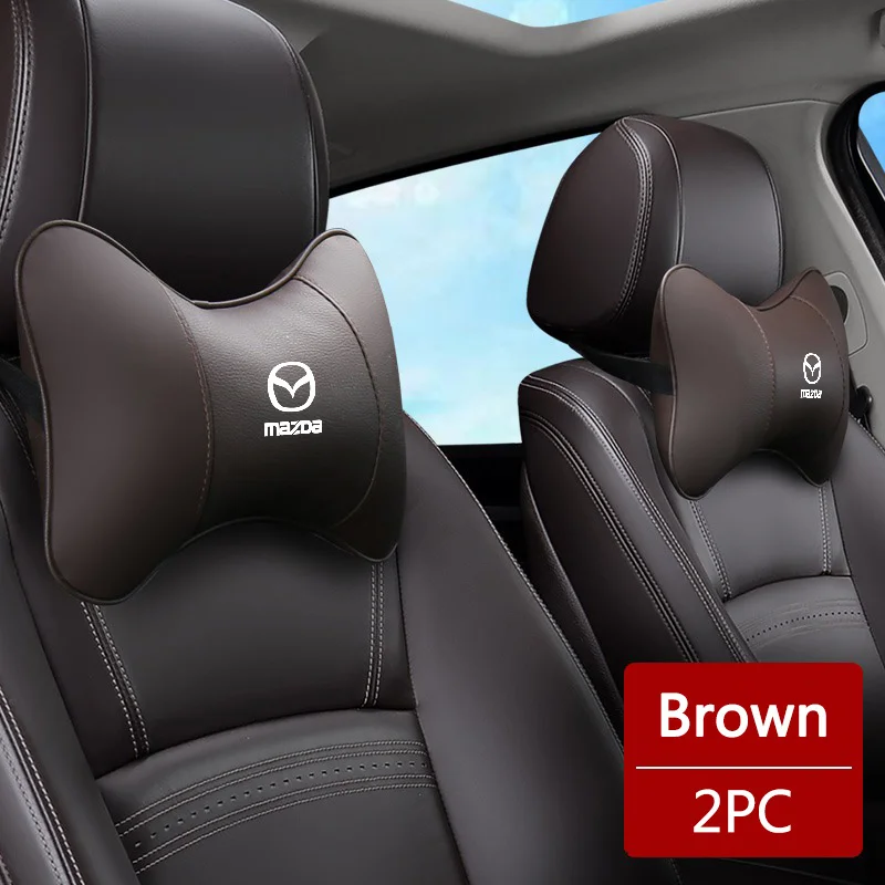 سيارة الرقبة مسند الرأس دعم مقعد مخدة ناعمة الجلود...