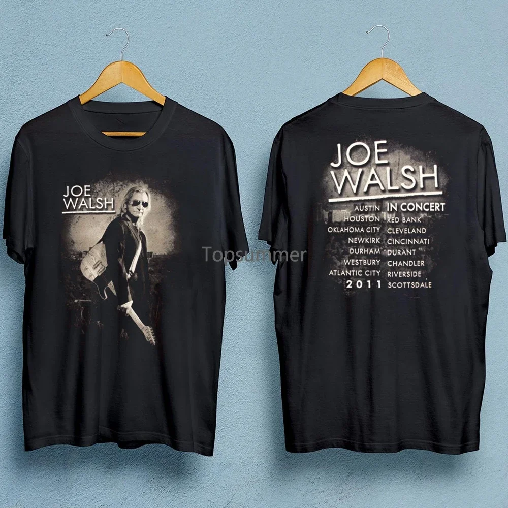 

Joe Walsh Double Sided In Concert T-Shirt Black Unisex All Sizes S-5Xl 1Pt899