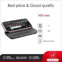 Original Unlocked N97 mini 5MP WIFI Bluetooth FM radio Mobile Phone Russian Arabic Hebrew Keyboard Made in Finland