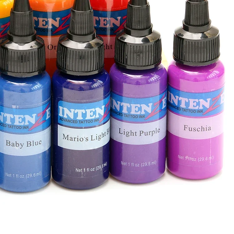 

30ml/bottle Tattoo Ink Set Microblading Permanent Makeup Pigment 14 Colors Tattoo & Body Painting Ink For Tattoo Inks