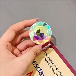 Elegant Bling Diamond Foldable Phone Ring Holder and Stand (MULTICOLOR)