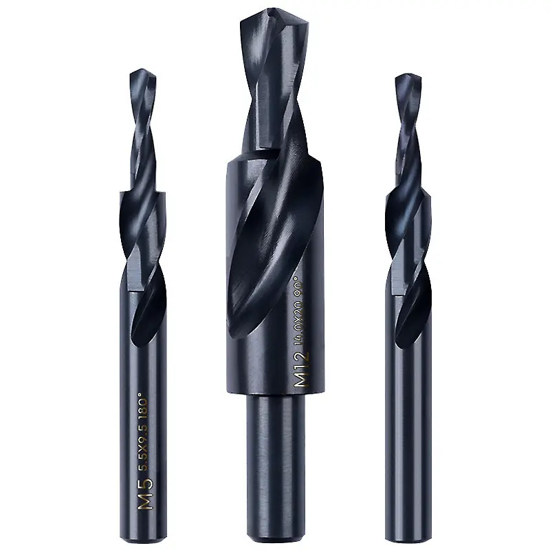 Senkbohrer mit Doppelklinge HSS für Metall 90 180 Grad M3 M4 M5 M6 M8 M10 M12 Konisches Bohrwerkzeug – Detail 6