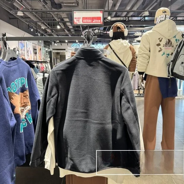  남성용 야외용 양털 안감 오픈 가디건 따뜻한 스포츠웨어 긴 소매 지퍼 클로저 일반 길이 AV825