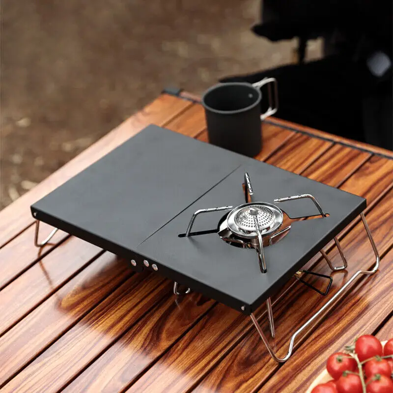 

Portable Foldable Table Small Coffee Tables Ultralight Outdoor Hiking Picnic Table MDF Folding Table Barbecue Stainless Steel