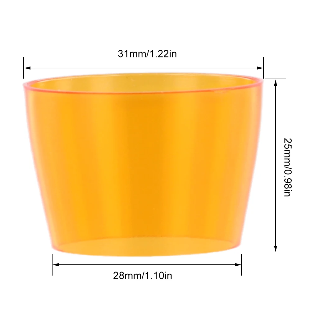 Orange Light Protective Cover Color Change Camping Light Cover Plastic Lantern Cover Lightweight for Camping Light