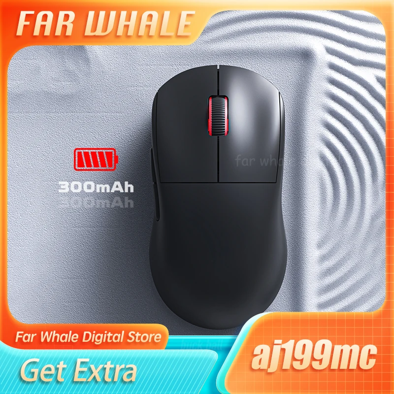 

Новая беспроводная мышь Ajazz Aj199 Mc, 2,4 ГГц, Проводная игровая мышь Paw3395 для игрового ноутбука, ПК, оптическая