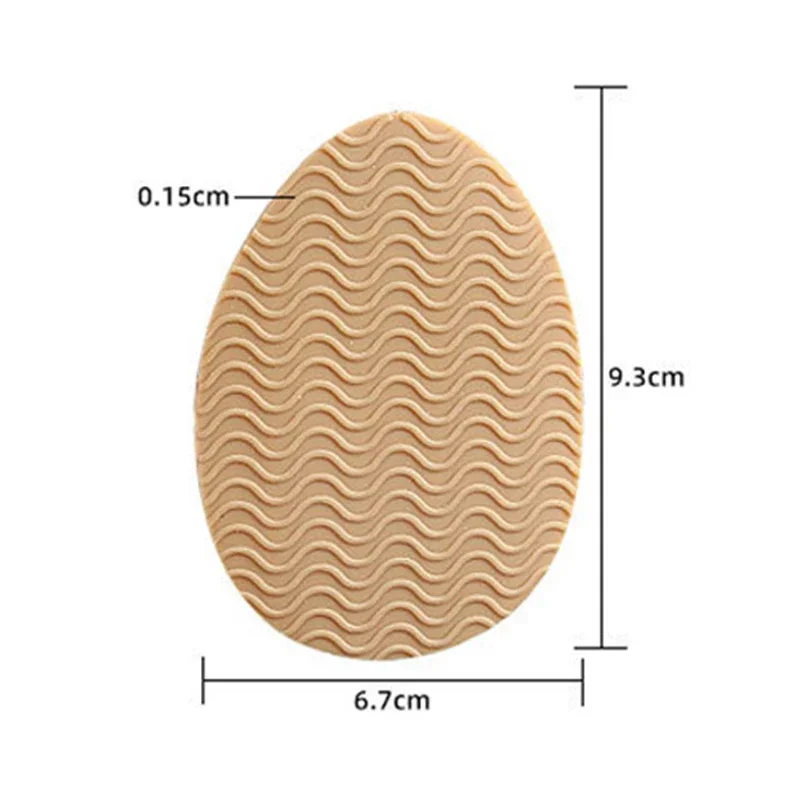 2PCS Shoe Sole Protector Anti-Slip Replacement Rubber Soles Outsoles for Shoes Repair Mat High Heels Self-Adhesive Bottom Sheet
