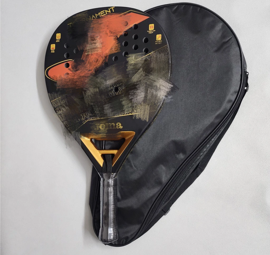 

2020 New Design Carbon Fiber Plastic Paddle for Paddle Padel Racket 3K 12K 16K Carbon Fiber Surface with EVA Memory Flex Foam