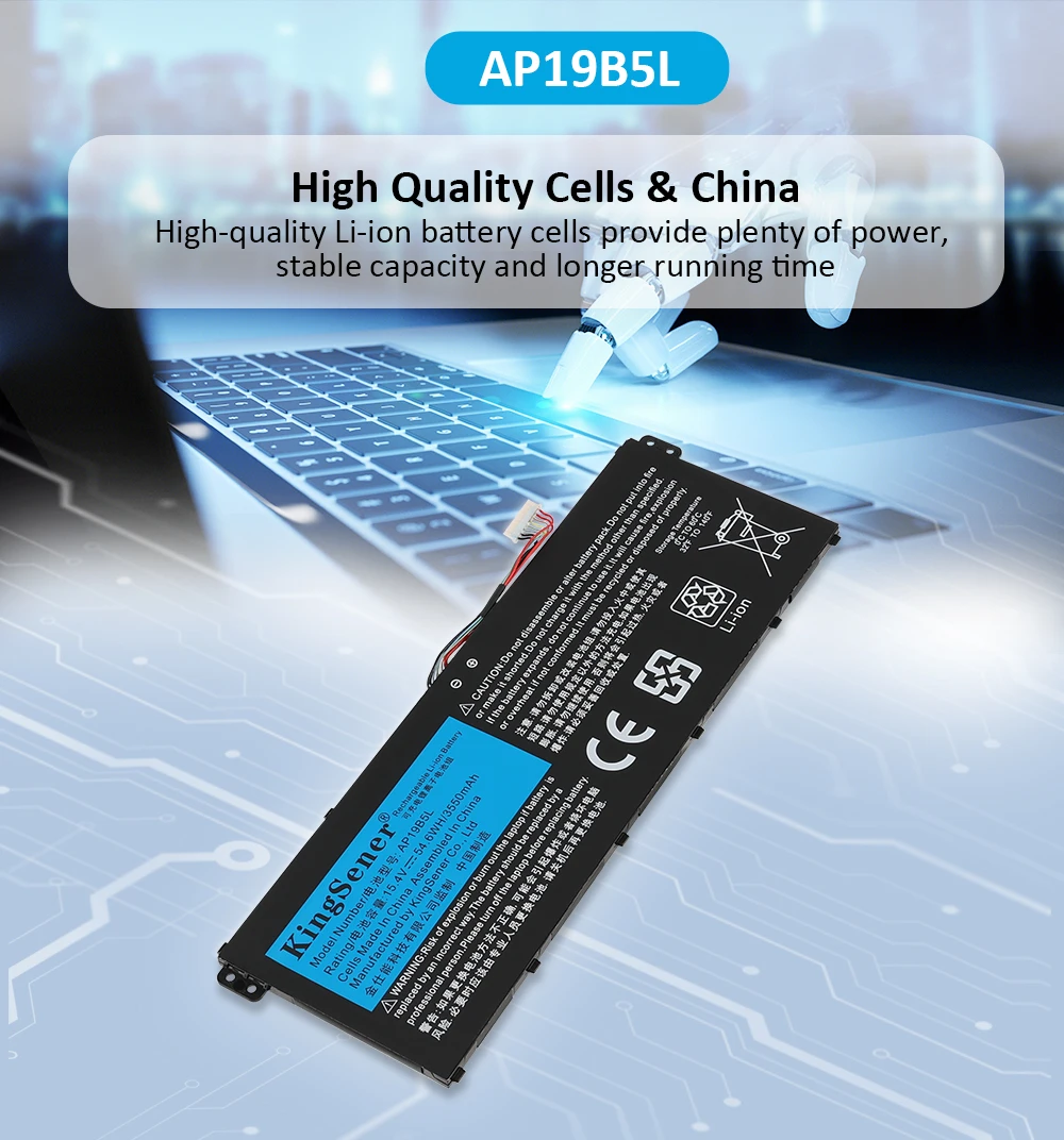A515-44-R5XW A515-43 Sf314-42 SP314-21N-R5FR A515-44-R5XW Vero AV15-51 15.4V 3550mAh