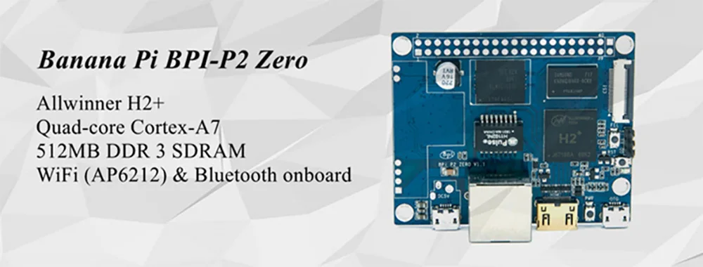 Banana Pi BPI-P2 Zero SBC Allwinner H3 8G eMMC Integrated Circuits Open Platform