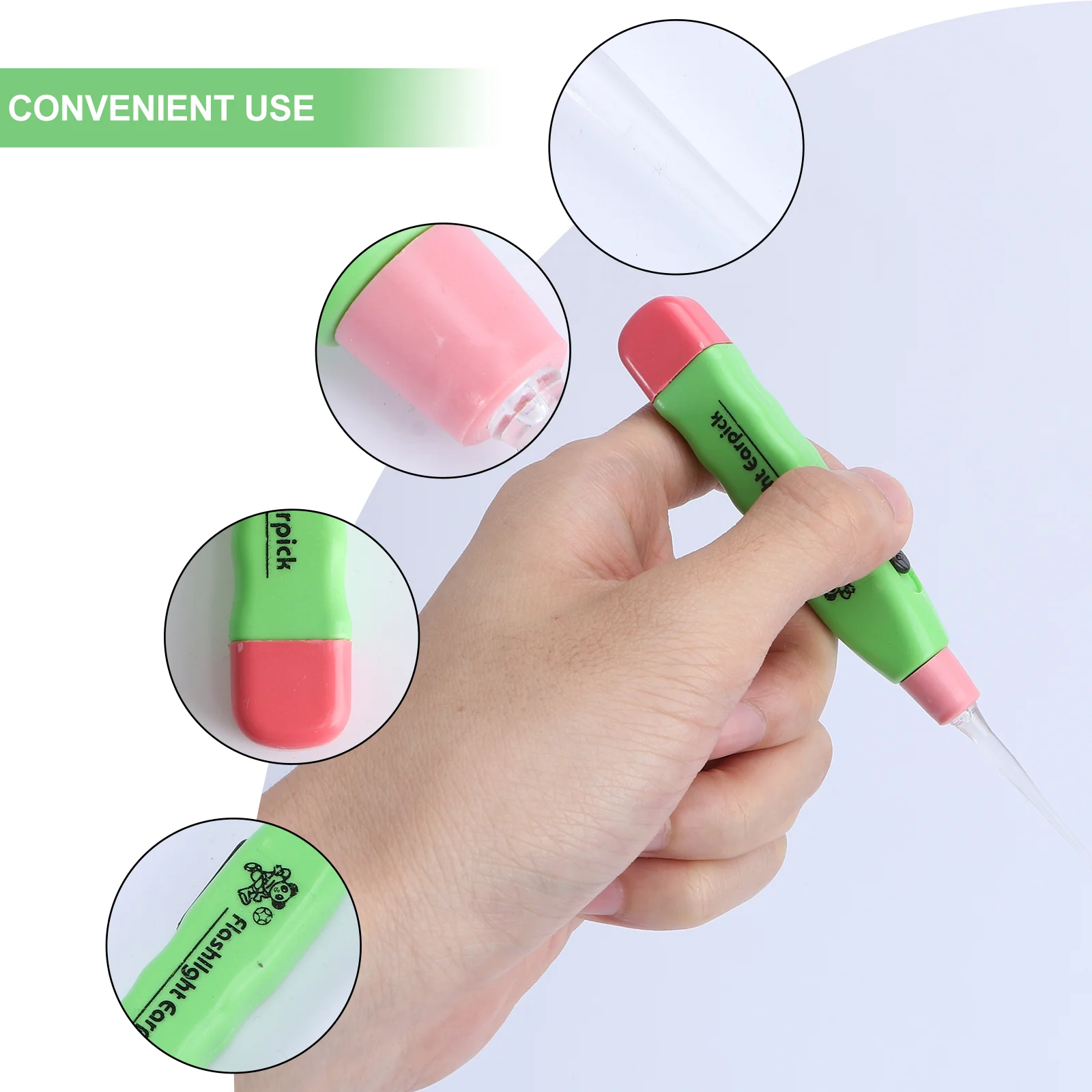 Tonsil Stone Removal Kit Tool Or Earwax Removal With Tips + Irrigator Cleaning Tool Irrigation Syringe(Random Color) Wash 6