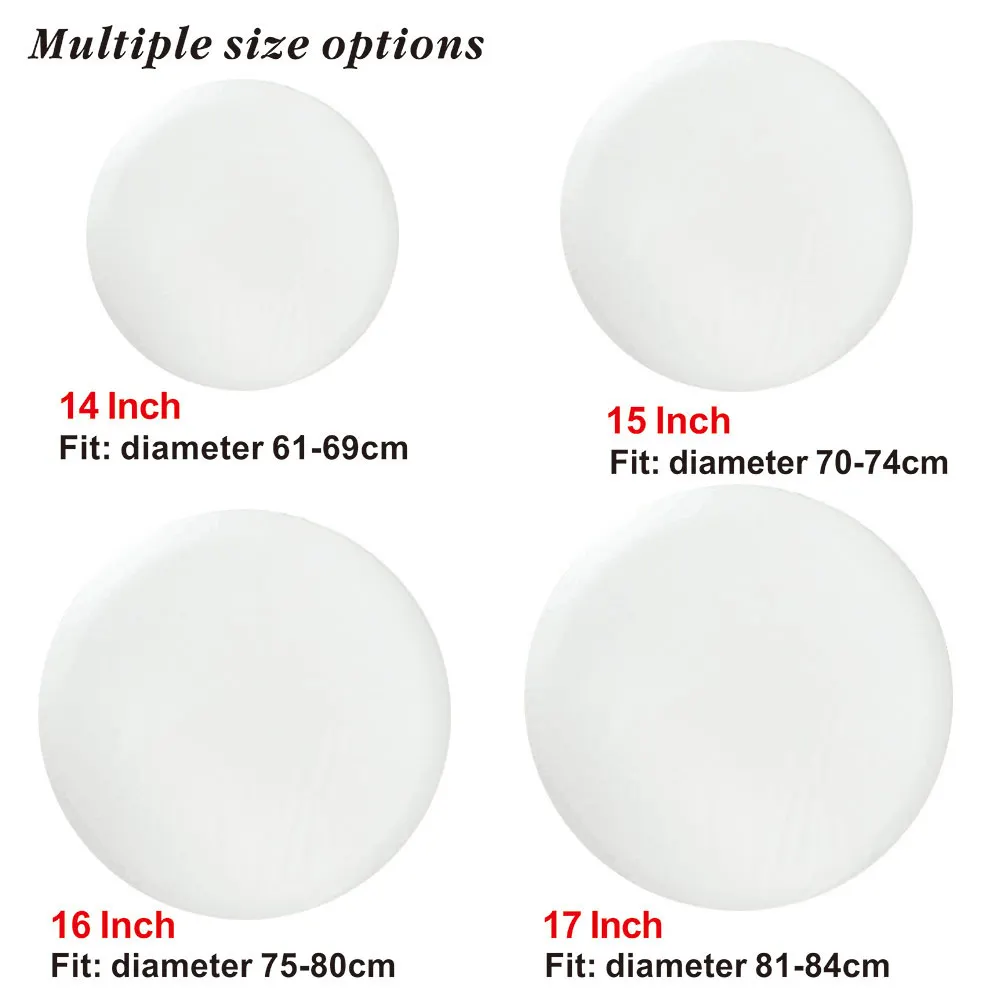 Autoreifenabdeckung aus PVC-PU-Leder, 14", 15", 16", 17" Zoll, Ersatzradabdeckung für Suzuki, für Toyota, Autoreifenabdeckungstasche, Schutzhülle ﻿ – Detail 12