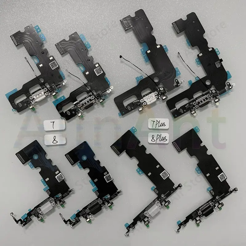 AiinAnt USB Port Charger Dock Connector Mic Charging Flex Cable For iPhone 7 8 Plus Xs Max X XR Dock Charging Flex - Image 5