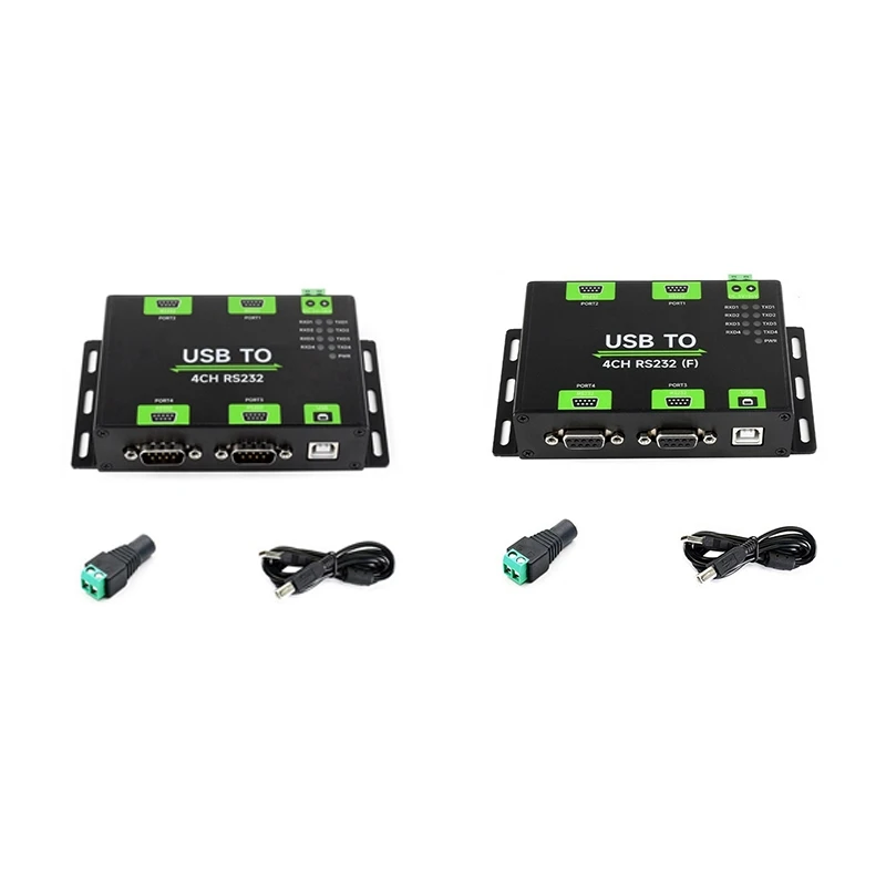 

Промышленный изолированный преобразователь USB в 4CH RS232 Стандартный чип FT4232HL Wind/Linux/Android,RS232