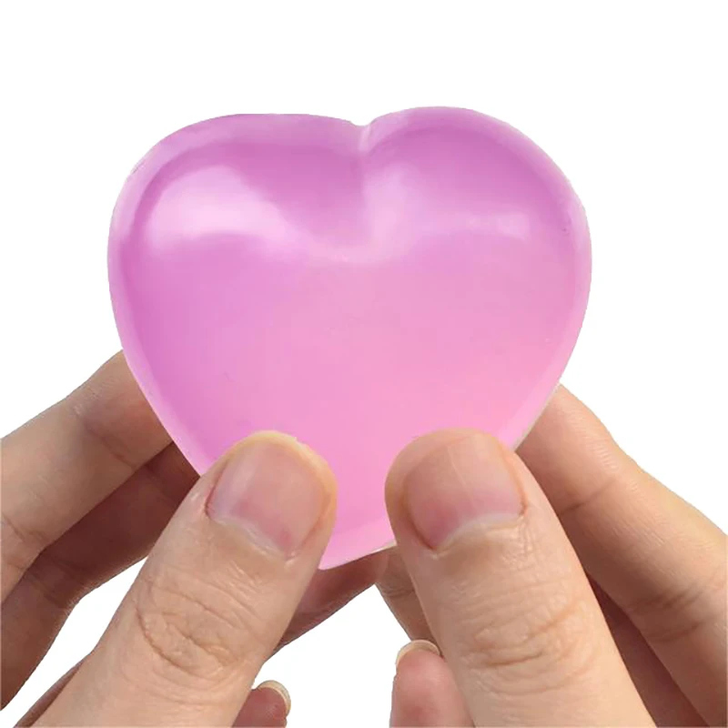 Cute Change Color Heart Squeeze Toy   Toy Anti-stress Vent Ball Slow Rebound Relieves Stress Toys 6