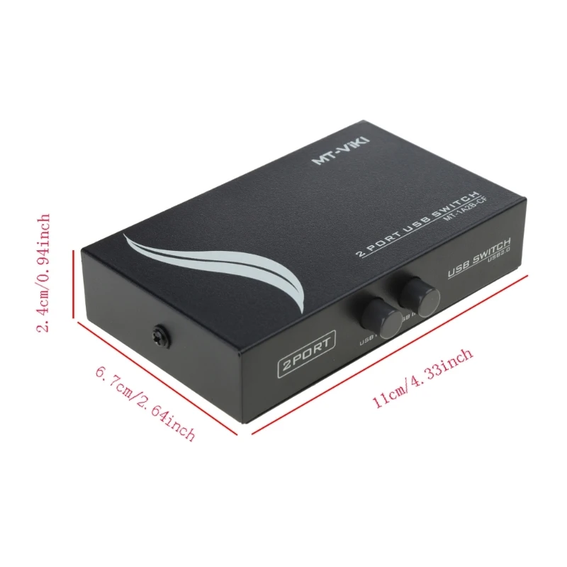 2 Ports USB2.0 Sharing Device Switch Switcher Adapter Box for PC Scanner Printer usb kvm switch