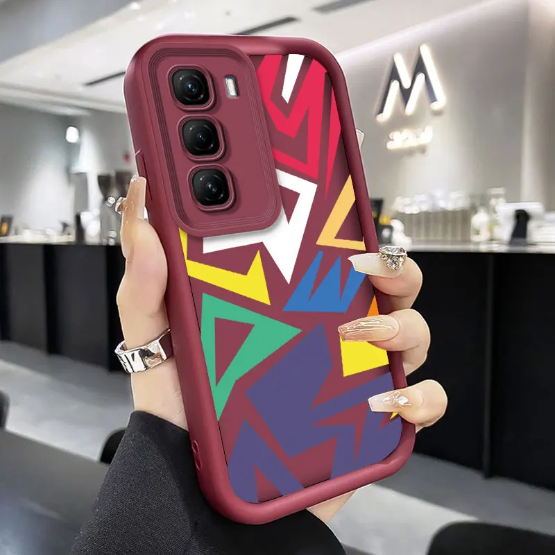 Fashion Graffiti Matte Silicone Shockproof Bumper Phone Case