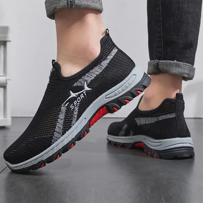 Summer Mesh Men Shoes Lightweight Sneakers Fashion Casual Walking Shoes Breathable Loafers Zapatillas Hombre Male