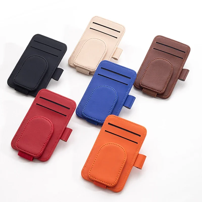 자동차 안경 클립 선글라스 클립, 인테리어 자동차 안경 케이스, 자동차 선바이저 안경 거치대, 안경 클립 거치대