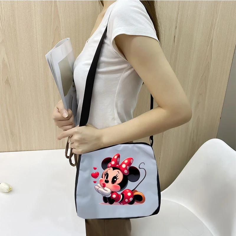 

Minnie Mouse Disney Shoulder Bags Crossbody Bags for Women Crossbody Bag Girls Tote Bag Purse Underarm Bag Ladies Hand Bags