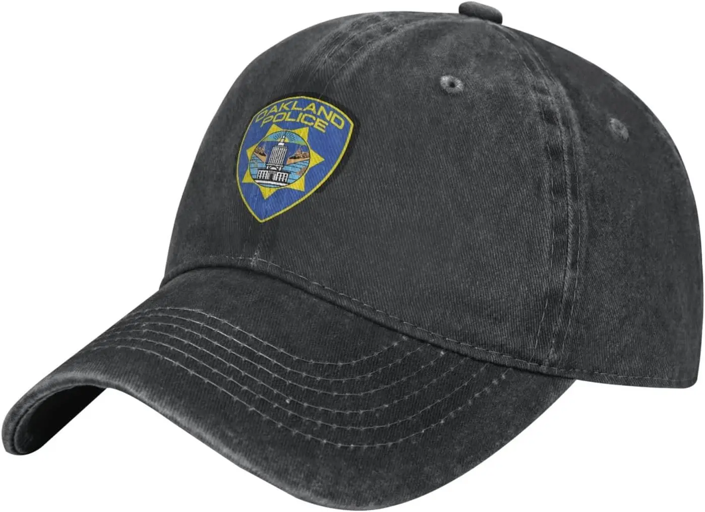 

Oakland Police Department Trucker Hat-Baseball Cap Washed Cotton Dad Hats Navy Military Caps