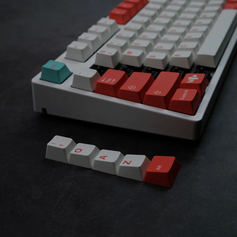 140 chaves conjunto gmk coral keycaps pbt