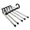 Magic Closet Hangers 1pcs Trousers Pants Hanger Multi-Function Retractable Closet 5 In 1 Wholesale 5