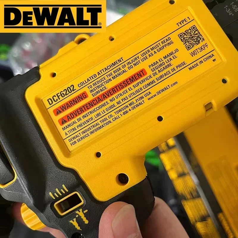 DEWALT DCF620 Drywall Screw Gun 20V Handheld Automatic Feeding Nailing Machine Brushless 360 Degree Rotation dewalt Nail Gun 6