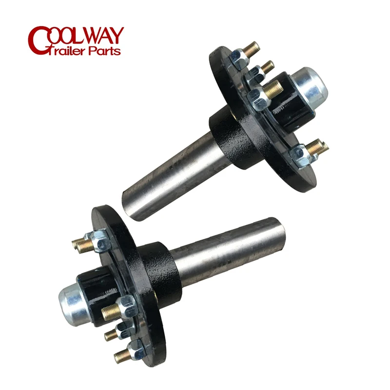 6-139.7 \ 5-139.7 CAP 1.5TON Unbrake Trailer Half Axle Shaft Hubs Price For Pair RV Parts Camper Accessories Caravan Components