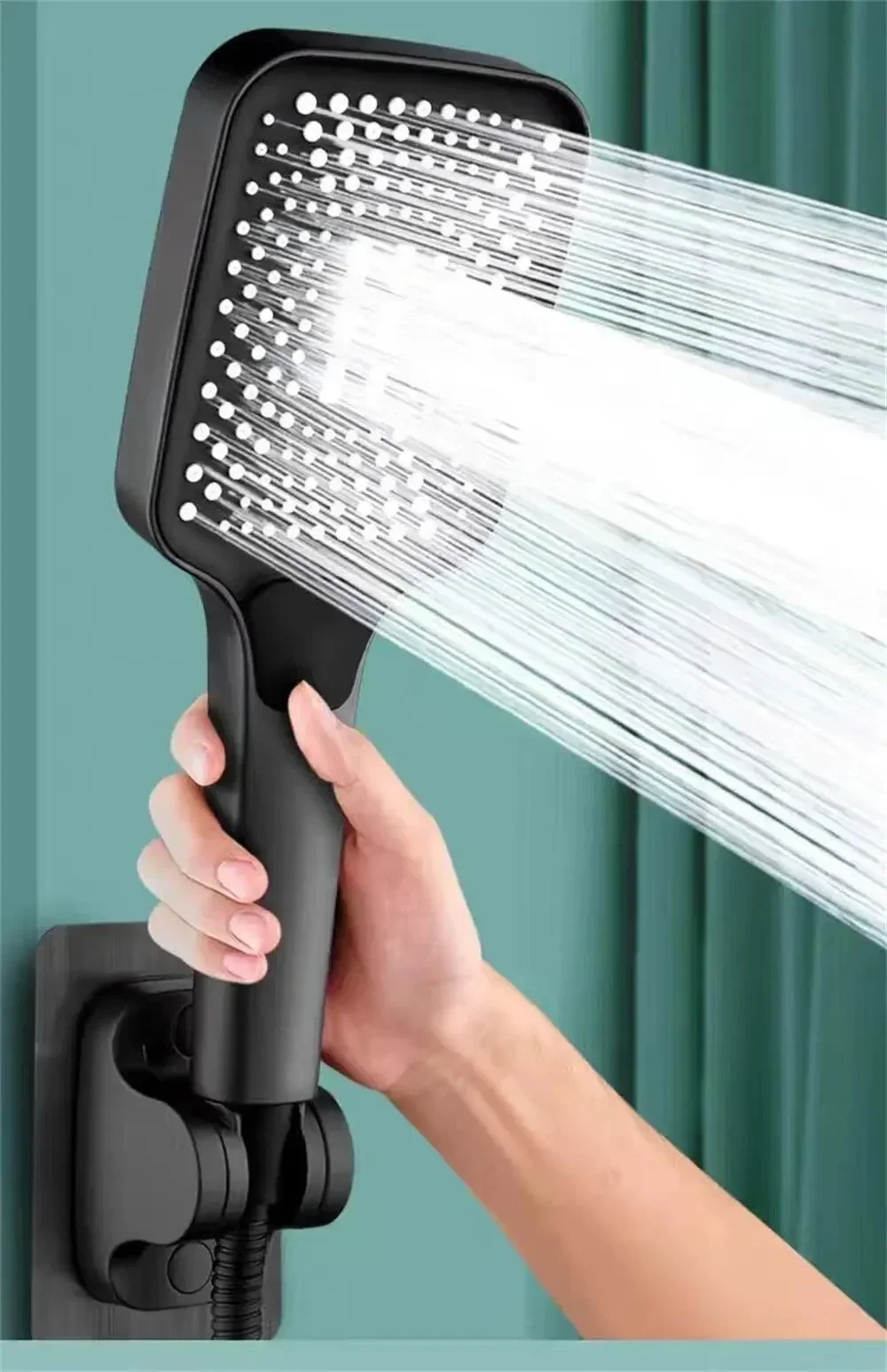 Shower Head Adjustable Large Rainfall Shower High