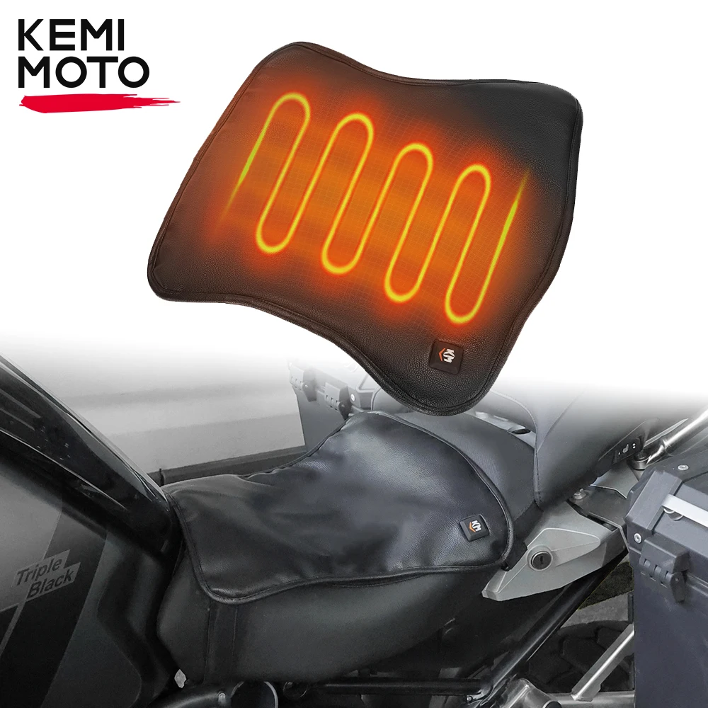 KEMIMOTO12VHeatedMotorcycleSeatCushionUniversalForATVRaptor