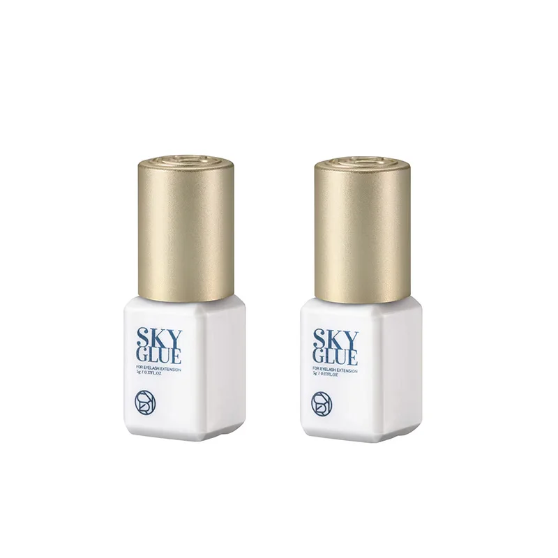 1 Bottle Original Sky S+ Glue RA-01 0.5s Fast Drying 5ml Korea New Sky Gold Cap Eyelash Extension Glue Makeup Tools Wholesale 4
