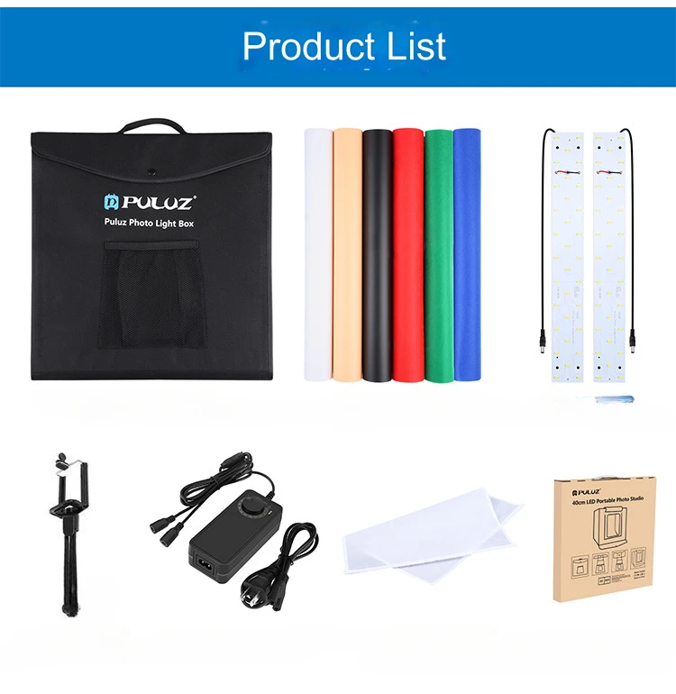 60cmLED Studio Small Soft Light Photography Box Photo Light Box Photography Equipment Set