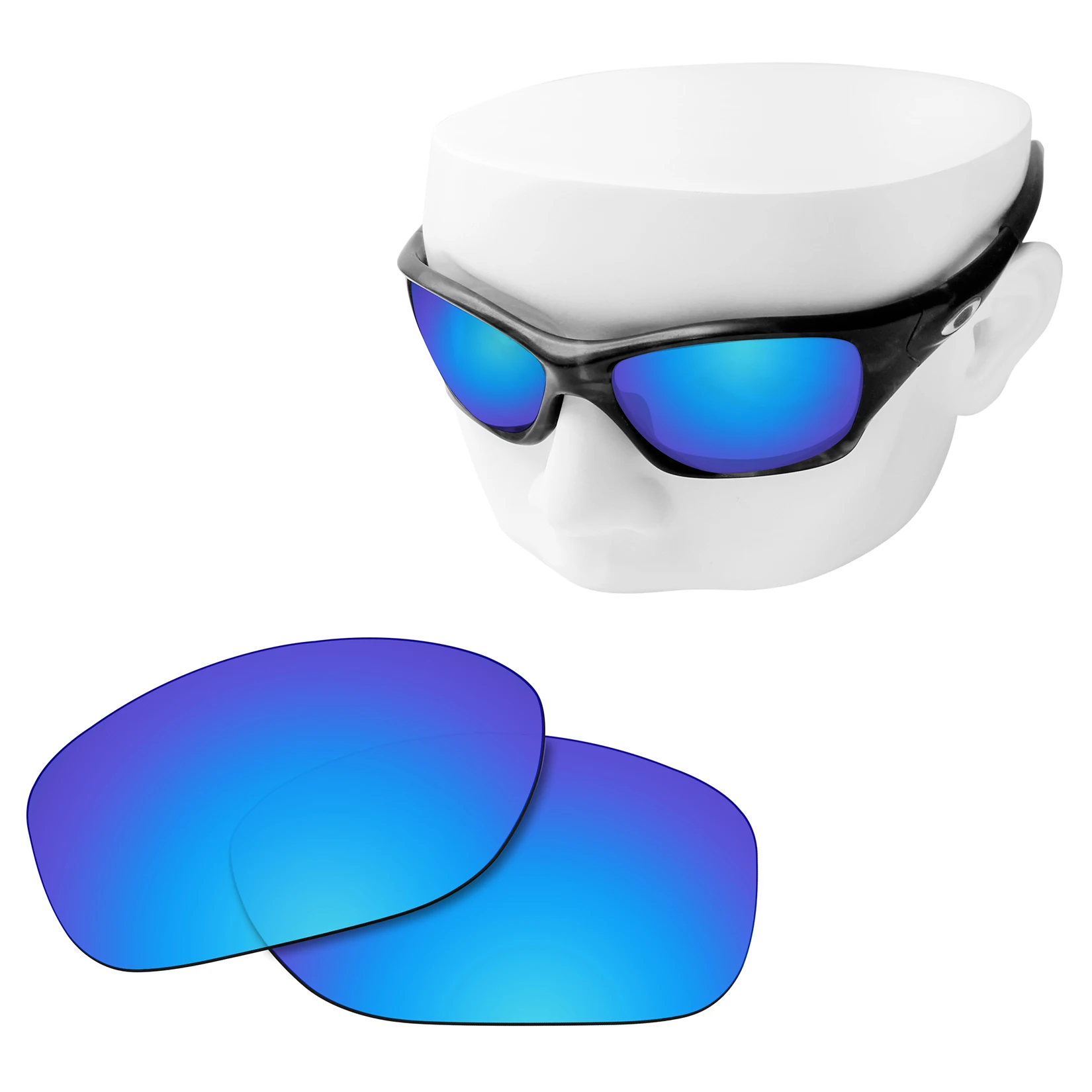 オークリーピットブル用のoowLighted偏光交換レンズoo9127サングラス