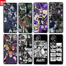 

Cute anime NARUTO Boys For Huawei P50 40 30 20 10 9 Lite E Mini Pro 4G 5G Soft Silicone Black Cover Phone Case Cover Funda Coque