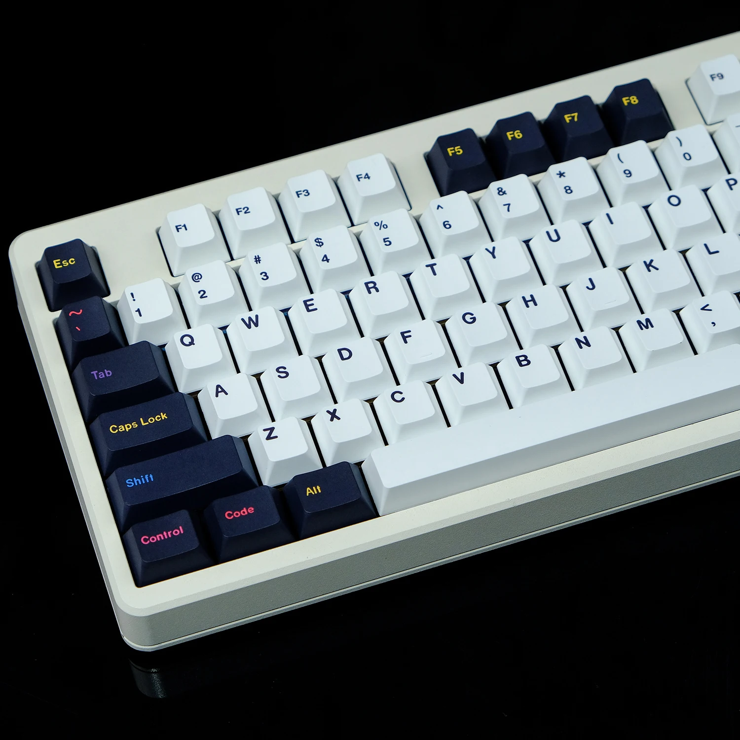 Pbt Gmk Colorchrome Keycaps Perfil Inglês Cereja 5-side Sublimação Dye Teclado Mecânico Interruptor mx Gk61 Gk64 64 67 75 - Imagem 4