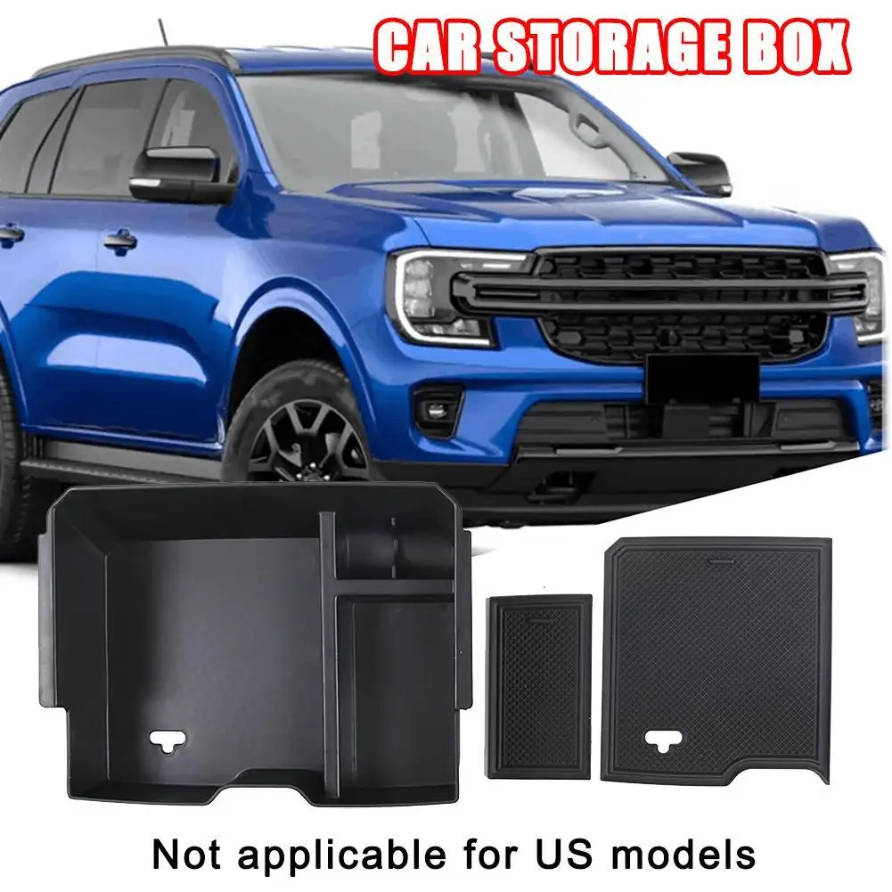 

Ящик для хранения в подлокотнике автомобиля для FORD Everest/Ranger 2023, поднос-органайзер для салона автомобиля, контейнер для наведения порядка, Стайлинг, автомобильные аксессуары
