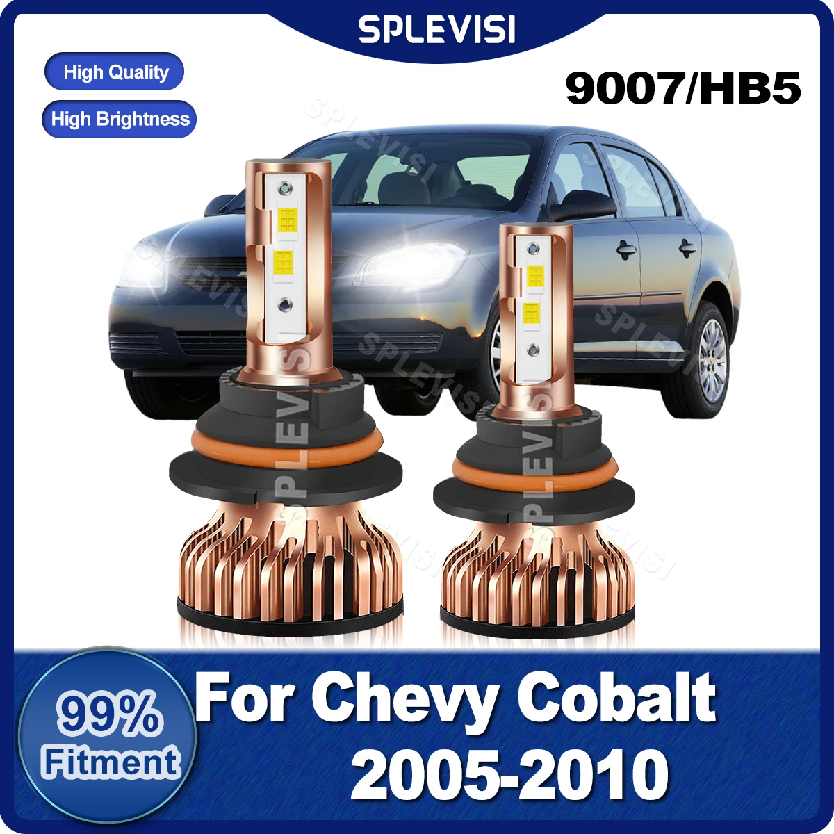 

1 Pair 9007/HB5 LED Headlight High Low Beam 30000LM 9V-24V For Chevy Cobalt 2005 2006 2007 2008 2009 2010 Car Bulbs