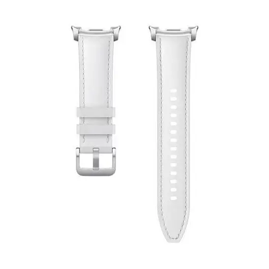 Premium Silicone-Leather Signature Stitch Strap for Smartwatches (40mm & 44mm)