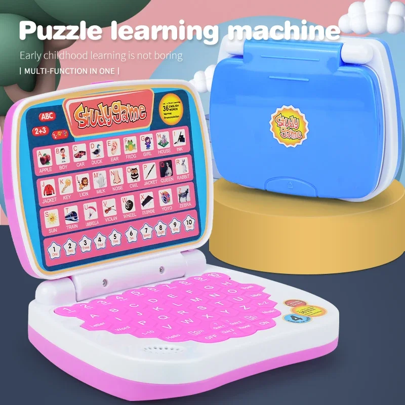 English Learning Small Laptop Toy for Children.Kids. Boys and Girls Computer for Aphabet ABC.Numbers.Words.Spelling.Maths.Music 4
