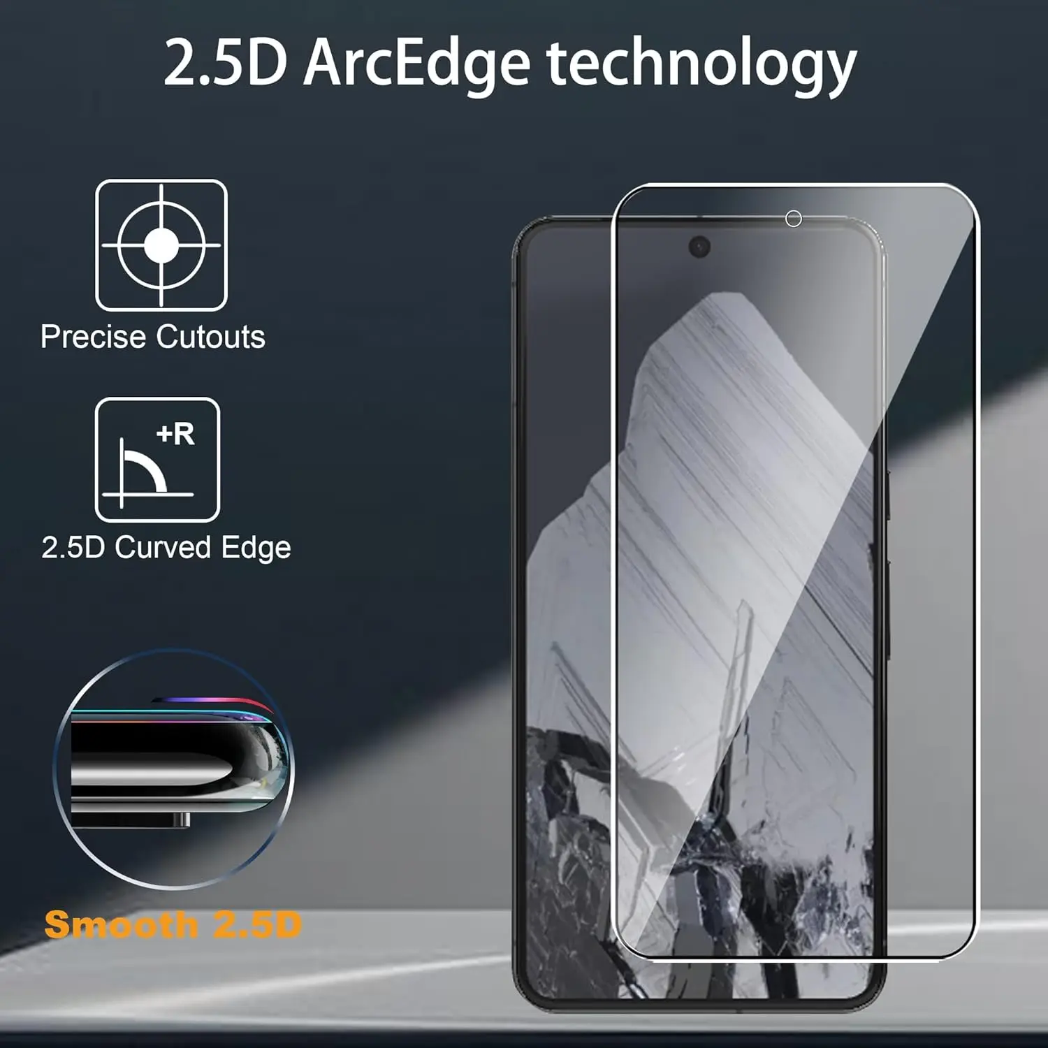 Premium Tempered Glass Screen Protector - Ultra-Clear & Durable Film (2/4-Pack)