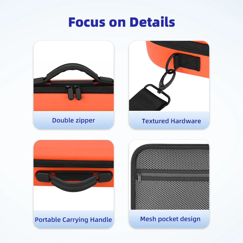 DJI Case Drone Case Drone Storage Bag Drone Accessories Storage Bag For DJI Neo Drone Body Battery Protective Carrying Case RC N3 PU Remote Controller Handbag NEO Travel Box