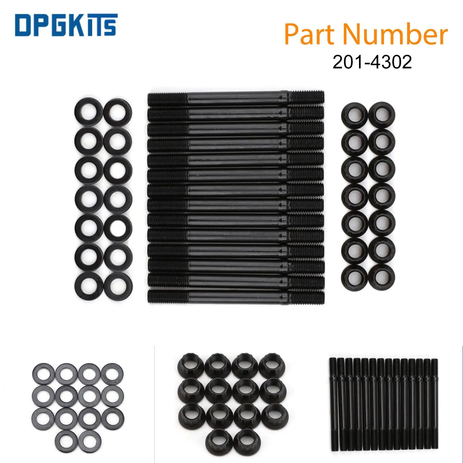자동 실린더 헤드 스터드 키트 201-4302, E36 325i 2.5L 6 Cyl M50 3.0L S50US 3.2L 328i M3 Z3 325i 525i 용 하이 퀄리티 부품, 201-4302