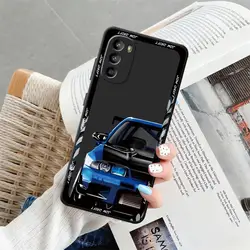 Japanese JDM Drift Car Design Black Soft Phone Case - Motorola Edge 20 Lite (Mix01)