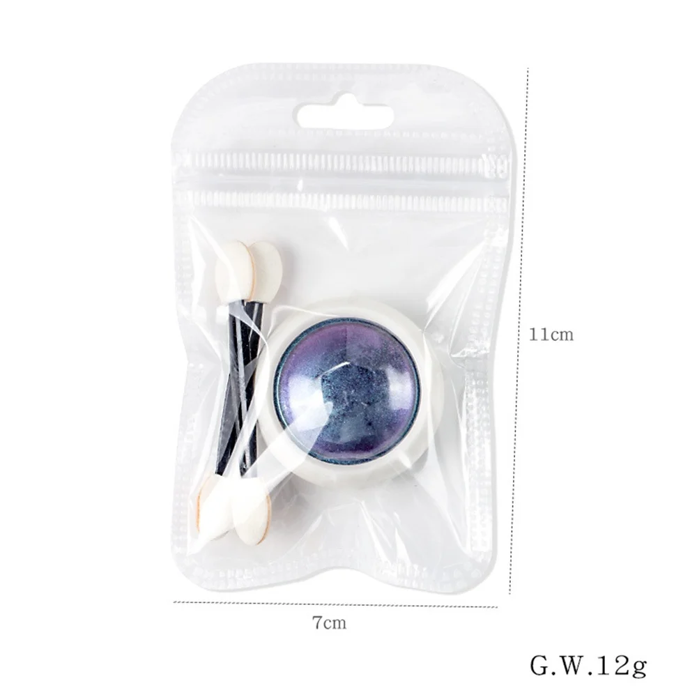 Cat Magnet Nail Powder Glitter Nail Shinning Chameleon Holographic Effect Chrome Pigment Dust UV Gel Polish