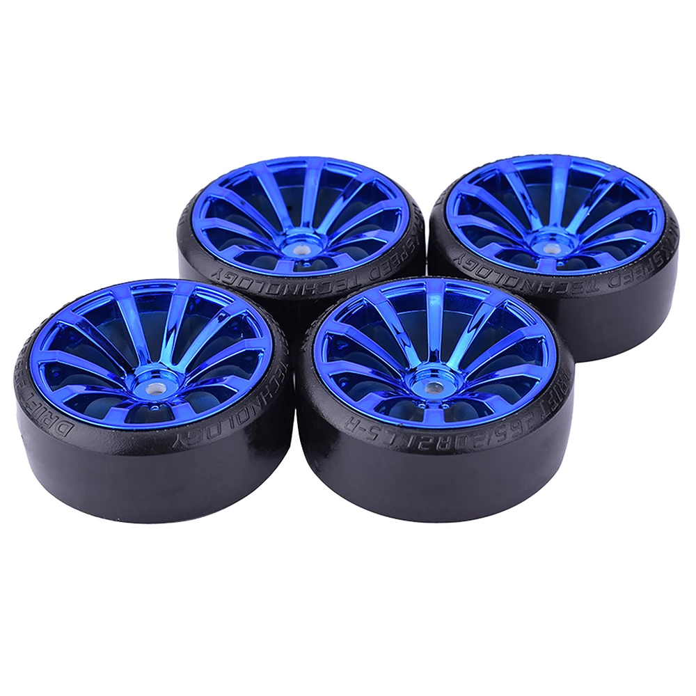 4PCS 1/10 RC Drift Cars Wheel Hub Hard Pattern Tyre for 1:10 HSP Redcat Wltoys WPL Tamiya Traxxas RC Drift Car Accessories Toys S79d00d00711e4931b653b40556fc1e7f2