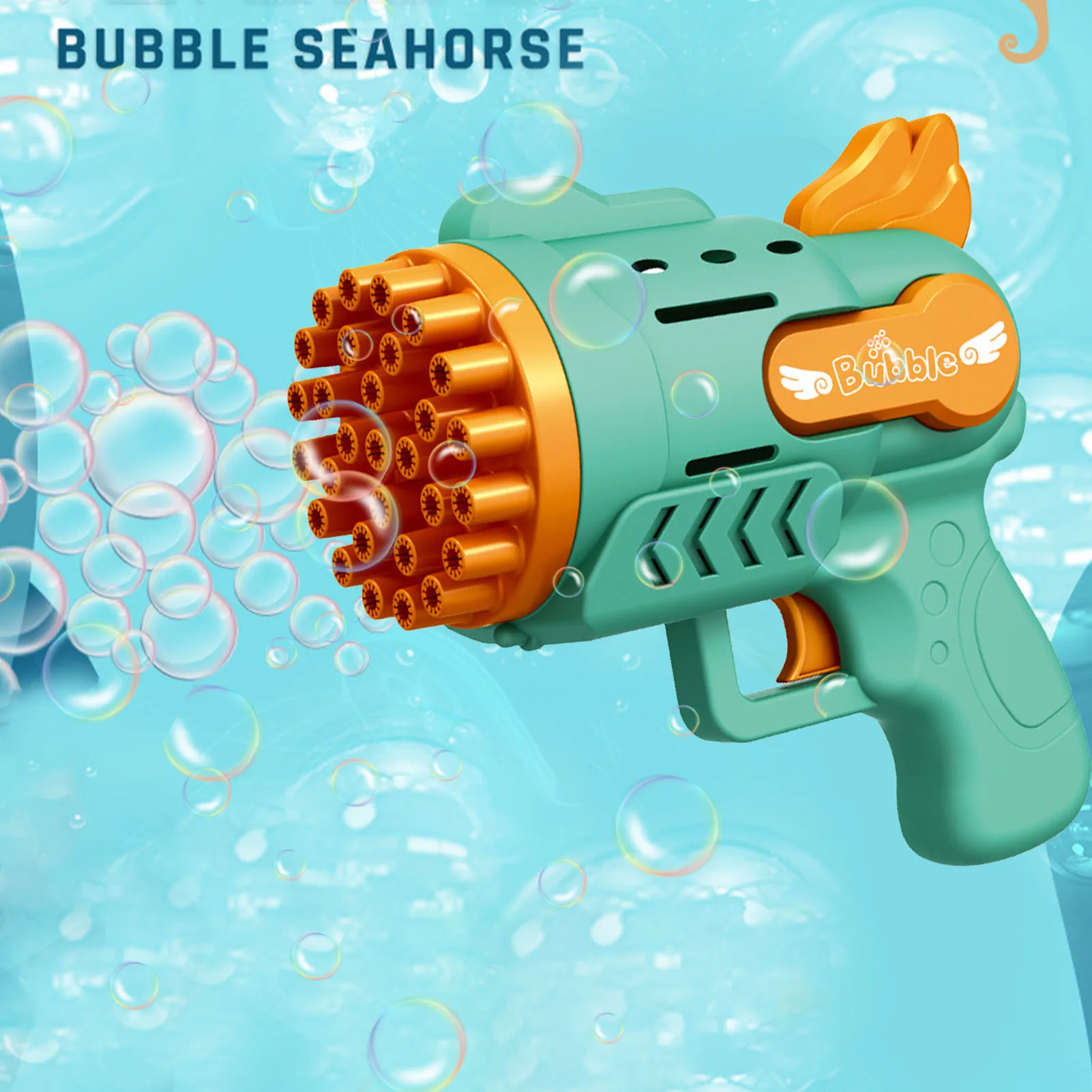 Bubble Gun Rocket 29 Hole Automatic Soap Bubbles Machine Outdoor Toy for Boys Birthday Gifts Wedding Party Children Summer Gift 4