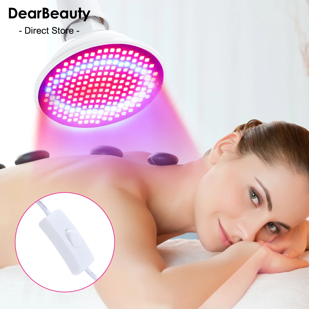Infrared Therapy Lamp Beauty Anti Aging Red blue led 660nm 850nm for Full Body Skin Pain Relief