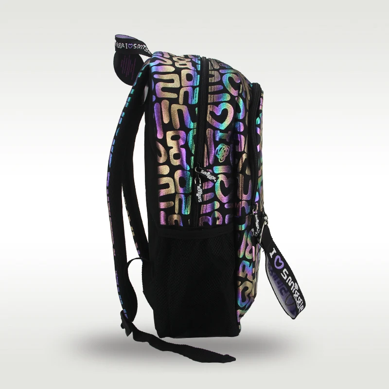 Australia Smiggle original hot-selling children's schoolbag student high-quality rainbow letter girls big schoolbag 16 inches 4